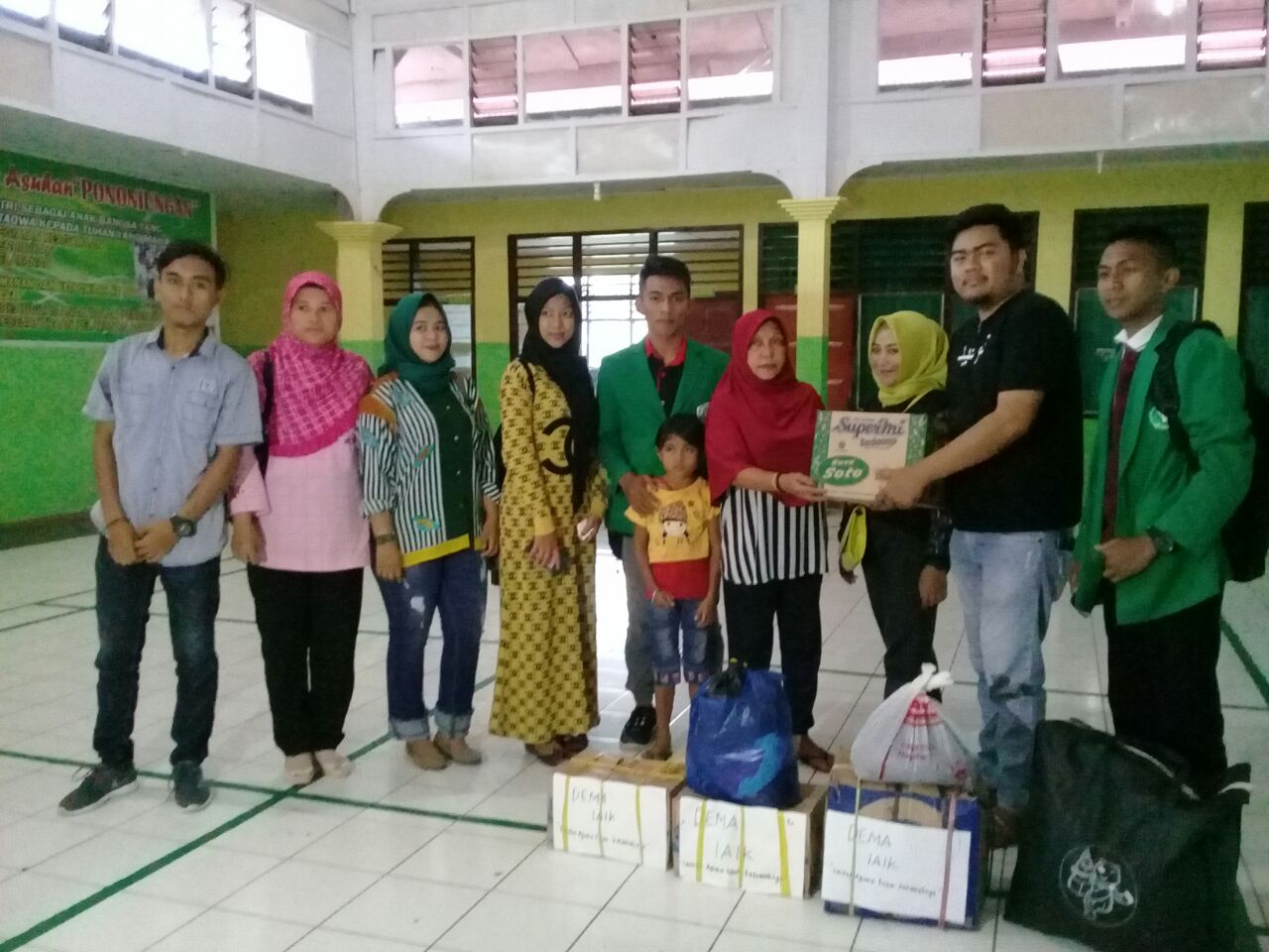 Sambut Ramadhan, Mahasiswa IAIK Baksos ke Panti Asuhan Pononiungan