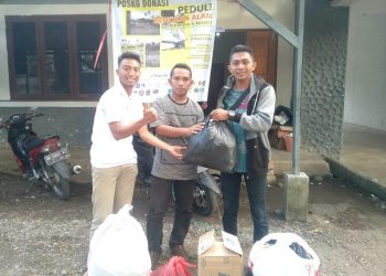 BEM IAI Kotamobagu Salurkan Bantuan Untuk Korban Bencana Bolmong dan Bolmut