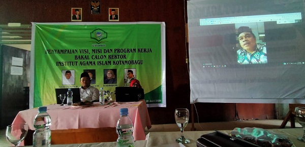 Penyampaian Visi Misi dan Debat Balon Rektor IAIK Hangat, Dihadiri 3 Kandidat